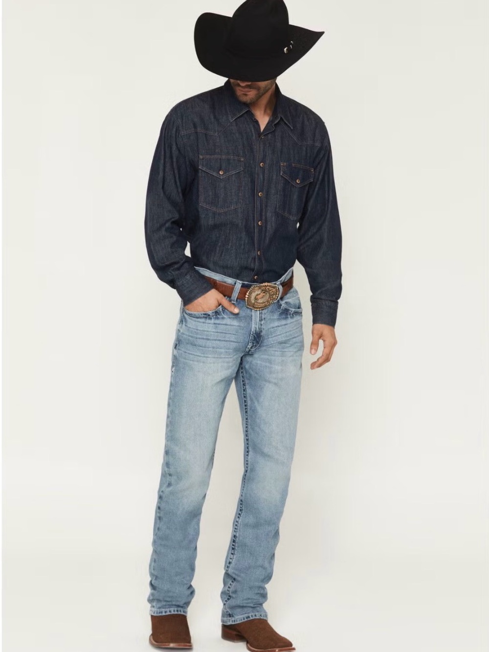 Ariat M2 Wash Bootcut Jeans - Classic Blue 36x34 like new!